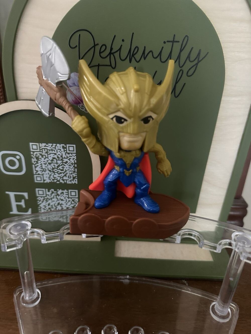 Marvel Thor Love and Thunder: Golden Armor Thor McDonald’s Happy Meal Toy #5.